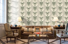 Обои 117-3007 фото в интерьере кабинета превью