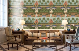 Обои 117-7020 фото в интерьере кабинета превью