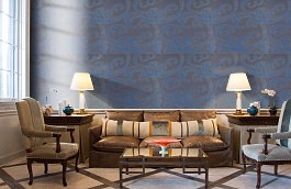 Обои 211027 фото в интерьере кабинета превью