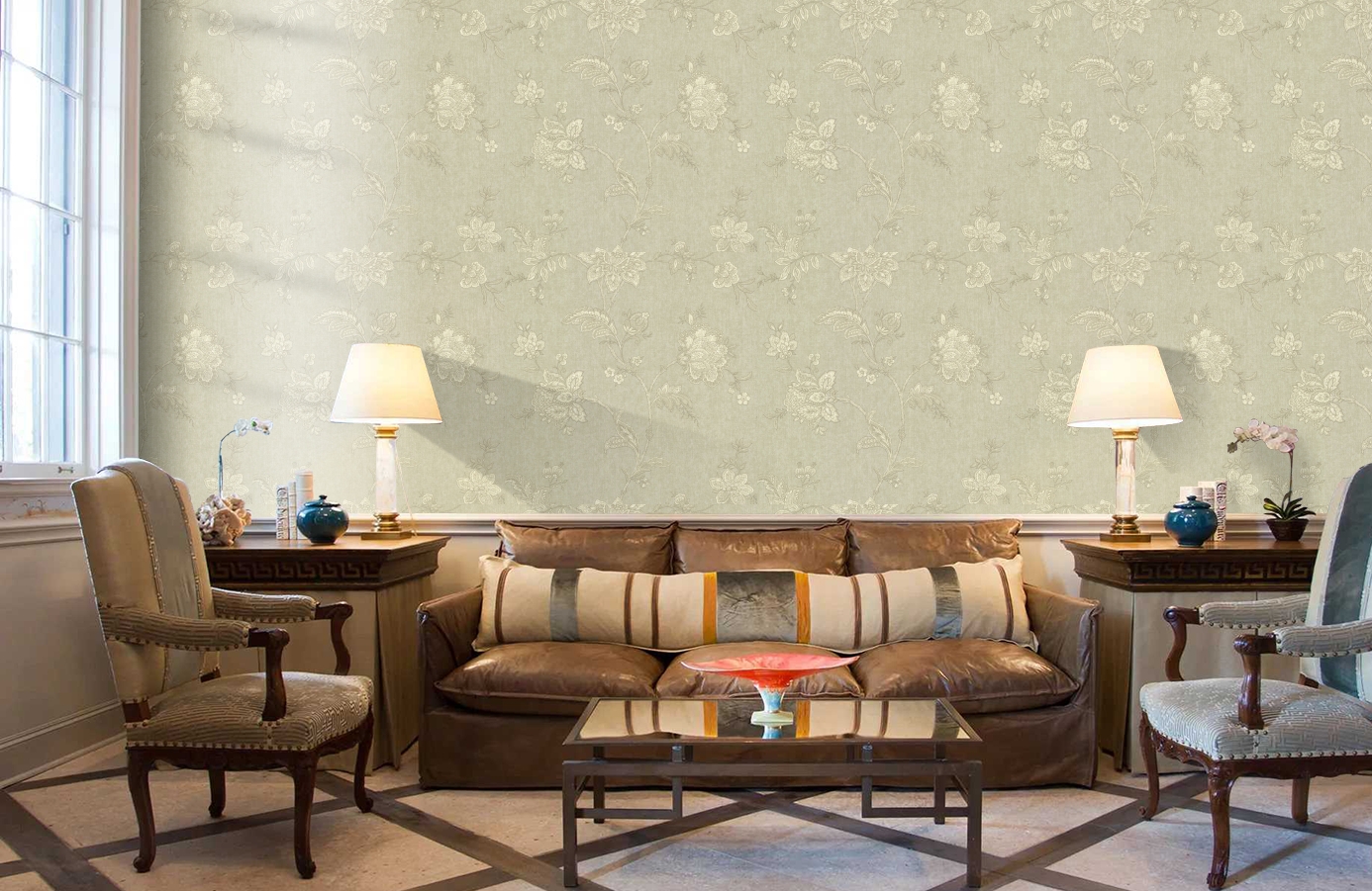 Обои CCE130013 фото в интерьере кабинета