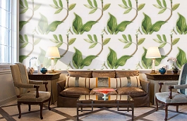 Обои DLR58421 фото в интерьере кабинета превью