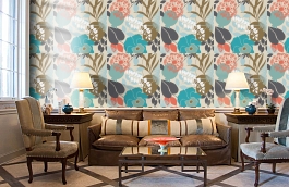 Обои 111493 фото в интерьере кабинета превью