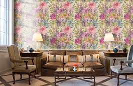 Обои 111497 фото в интерьере кабинета превью