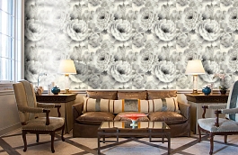 Обои IWB 00933 фото в интерьере кабинета превью