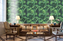 Обои PS40104 фото в интерьере кабинета превью