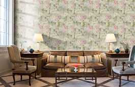 Обои RN61000 фото в интерьере кабинета превью