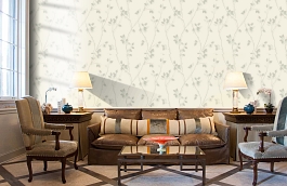 Обои SY40020 фото в интерьере кабинета превью