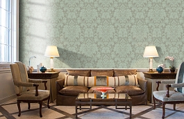 Обои SY40122 фото в интерьере кабинета превью