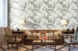 Обои SY40300 фото в интерьере кабинета превью