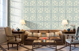 Обои SY42002 фото в интерьере кабинета превью