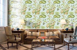 Обои 839-T-1149 фото в интерьере кабинета превью