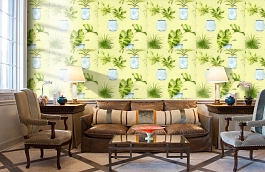 Обои 839-T-1153 фото в интерьере кабинета превью