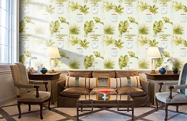 Обои 839-T-1157 фото в интерьере кабинета превью