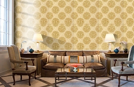 Обои 839-T-2006 фото в интерьере кабинета превью