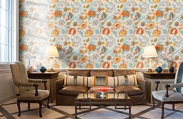 Обои 839-T-4907 фото в интерьере кабинета превью