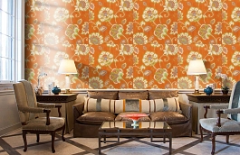 Обои 839-T-4916 фото в интерьере кабинета превью