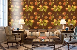 Обои 839-T-6018 фото в интерьере кабинета превью