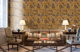 Обои 839-T-6033 фото в интерьере кабинета превью