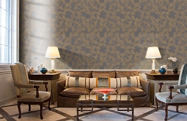 Обои 839-T-721 фото в интерьере кабинета превью