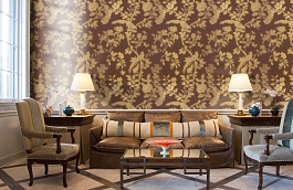 Обои 839-T-8621 фото в интерьере кабинета превью