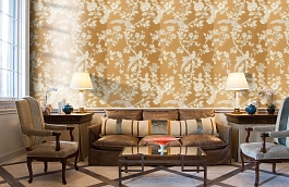 Обои 839-T-8627 фото в интерьере кабинета превью