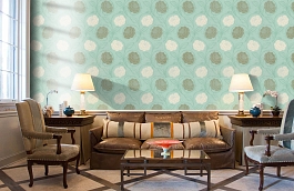 Обои 839-T-9185 фото в интерьере кабинета превью