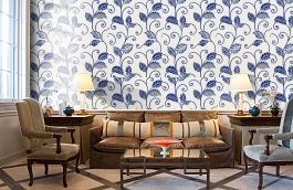 Обои 839-T-9266 фото в интерьере кабинета превью