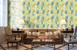 Обои DCFL211651 фото в интерьере кабинета превью