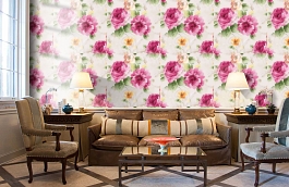 Обои FF50304 фото в интерьере кабинета превью