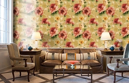 Обои FF50305 фото в интерьере кабинета превью