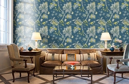 Обои T13002 фото в интерьере кабинета превью