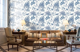 Обои T13004 фото в интерьере кабинета превью