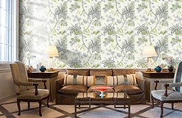 Обои T13006 фото в интерьере кабинета превью