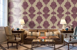 Обои T13016 фото в интерьере кабинета превью