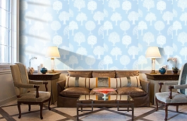 Обои T35109 фото в интерьере кабинета превью