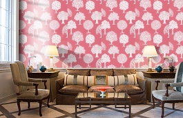 Обои T35111 фото в интерьере кабинета превью