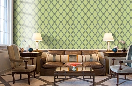 Обои T35116 фото в интерьере кабинета превью