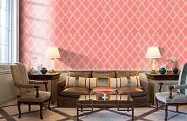 Обои T35122 фото в интерьере кабинета превью