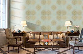 Обои T35144 фото в интерьере кабинета превью