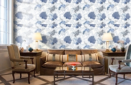 Обои T5733 фото в интерьере кабинета превью