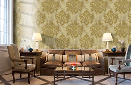 Обои JV80008 фото в интерьере кабинета превью