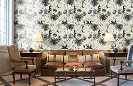 Обои RB51401 фото в интерьере кабинета превью