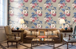 Обои TP81601 фото в интерьере кабинета превью