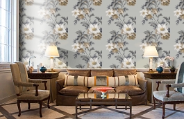 Обои TP81608 фото в интерьере кабинета превью