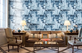 Обои W15 0043 W03 фото в интерьере кабинета превью