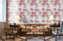 Обои W16.0003.W01 ESPEJOS.410 фото в интерьере кабинета превью