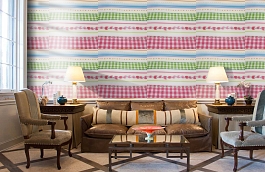 Обои W16.0005.W01 RAYA.410 W-0 фото в интерьере кабинета превью