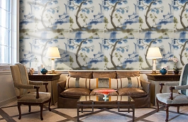 Обои W75.0001.C03 CHINO.22 W-0 фото в интерьере кабинета превью