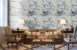 Обои W75.0001.C05 CHINO.22 W-0 фото в интерьере кабинета превью