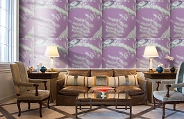 Обои W75.0001.C08 CHINO.22 W-0 фото в интерьере кабинета превью